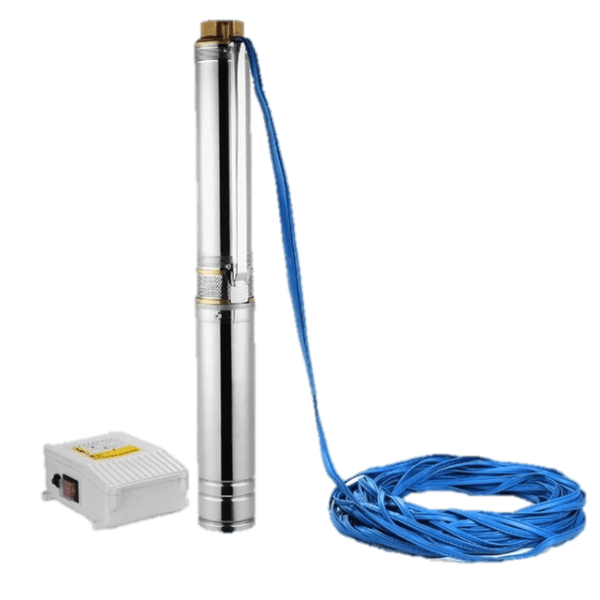 BOMBA SUMERGIBLE POZO PROFUNDO 4” 4XRm4/14-1.1   1.5 HP 220V CON CABLE 20M Y CAJA DE ARRANQUE